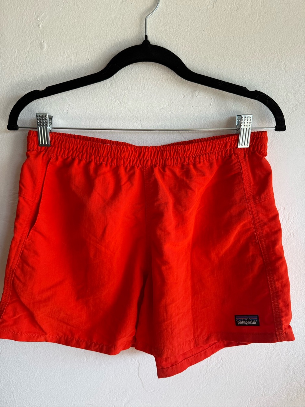 Patagonia Baggies Shorts Paintbrush Red Orange 4” Inseam style 57058 Women’s S